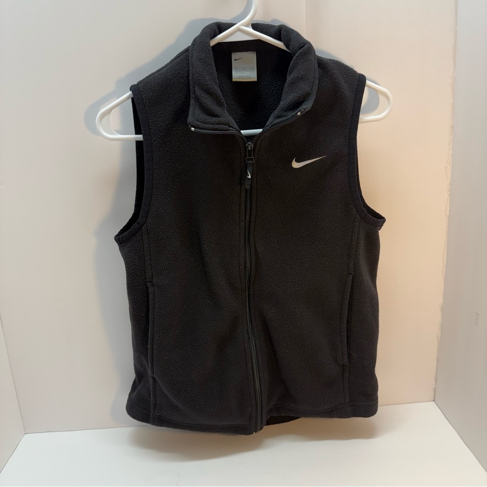 Nike Kids Charcoal Fleece Vest